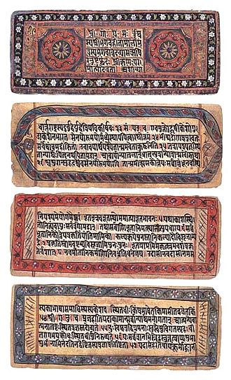 Ancient Bhagavad Gita manuscript—timeless wisdom for psychological resilience - blogs.myhealthlogy.com